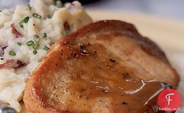 Braciole di maiale glassate al miele e spezie