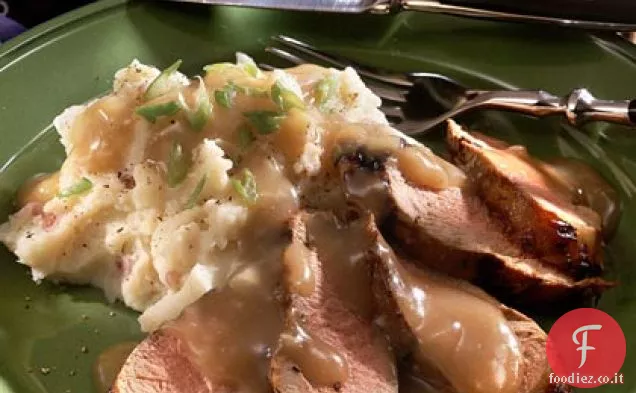 Filetto di maiale alla griglia al miele e bourbon
