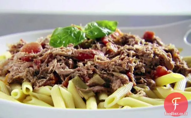 Ragù di maiale su Penne