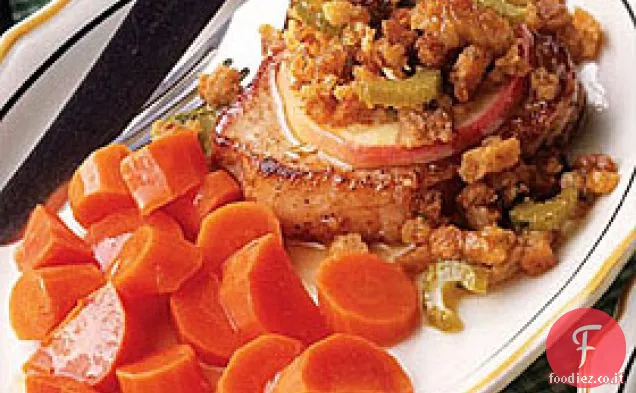 Braciole di maiale ripiene