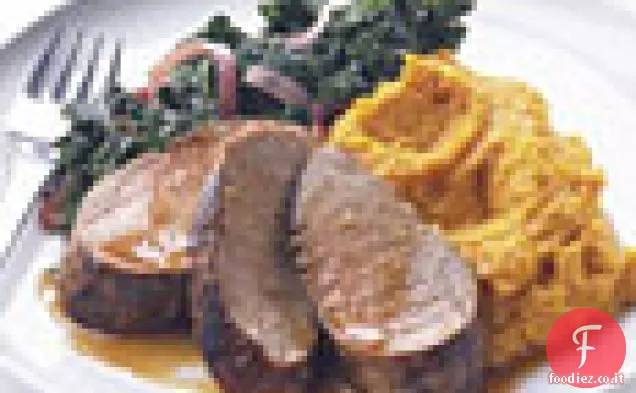 Filetto di maiale marinato allo zenzero