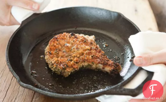 Braciole di maiale in crosta di Panko
