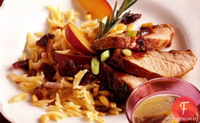 Filetto di maiale con glassa balsamica di prugna