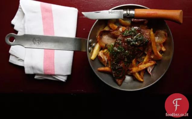 Foie De Veau En Persillade Avec Pommes De Terre (fegato di vitello W