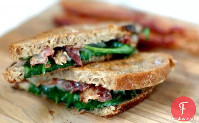 Formaggio grigliato con Pancetta e Rucola