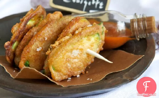 My Organic Garden Frittelle di zucchine con ketchup Kumato fatto in casa
