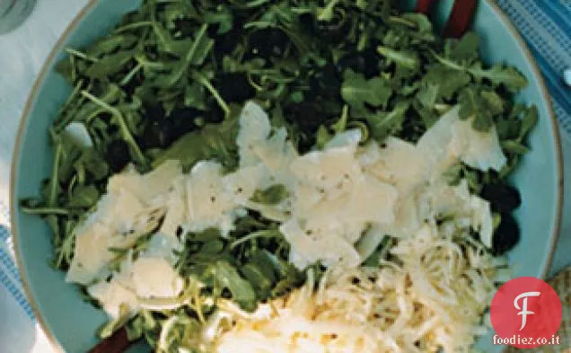 Insalata di finocchi rasati e rucola