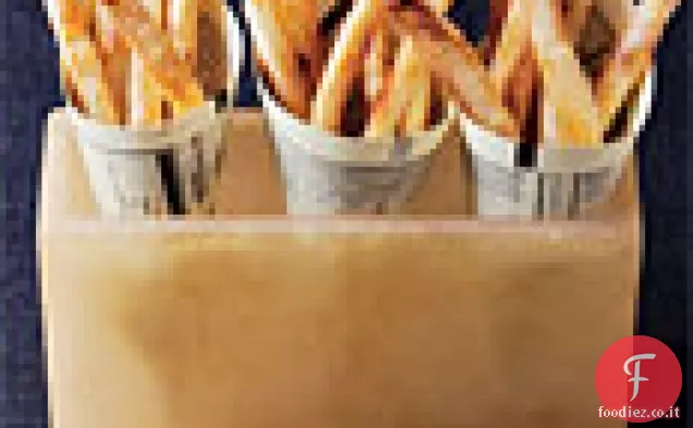 Patatine fritte con tre salse
