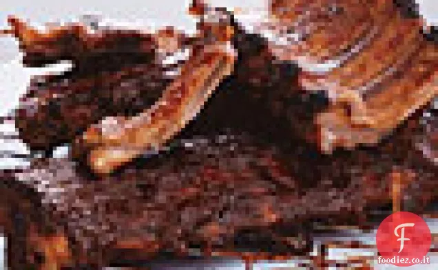 Pomodoro Barbecue bambino indietro costole