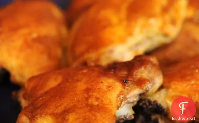 Cosce di pollo arrosto in mogano