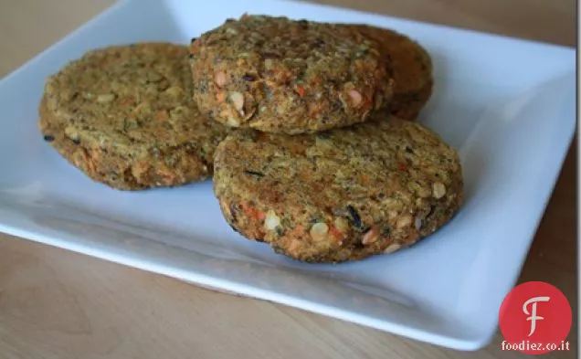 Tortini vegetariani rosa