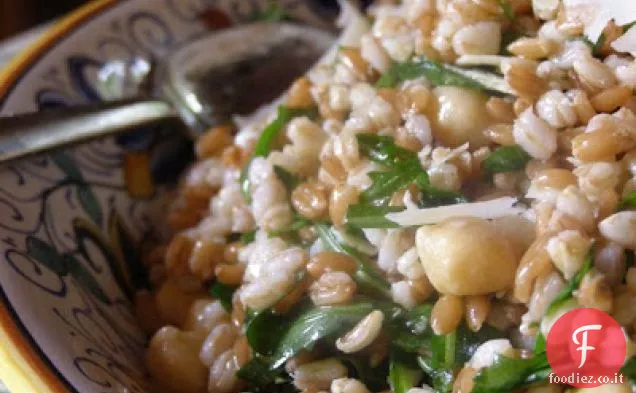 Insalata di Farro, ceci e rucola