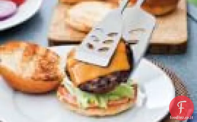 Hamburger di bistecca alla griglia