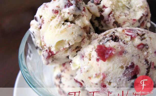 Cranberry Cioccolato Mandorla Crunch Ice Cram