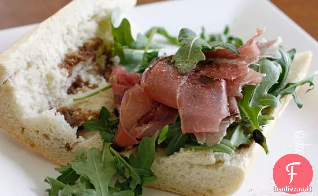Prosciutto, Rucola e Panino al Balsamico