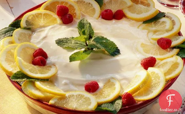 Torta di gelato al limone