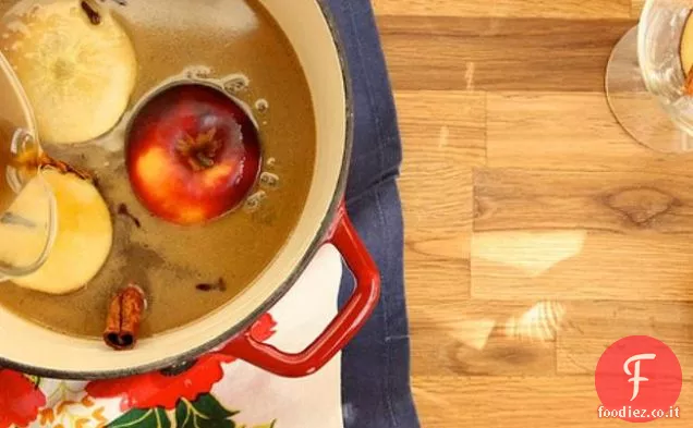 Rum caldo imburrato e sidro