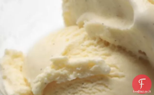 Il gelato alla vaniglia a basso contenuto di carboidrati