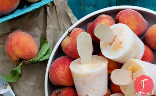 Pesche Bourbon e Ghiaccioli alla Crema