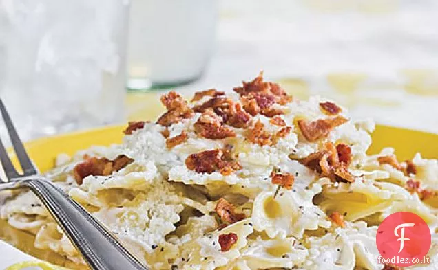 Pancetta papillon Pasta