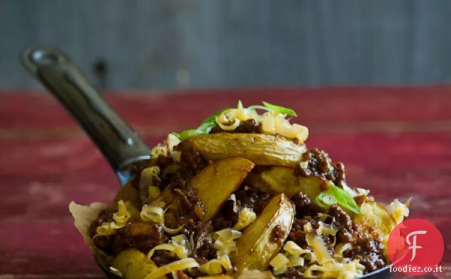 Ricetta piccante del peperoncino del cowboy del bacon