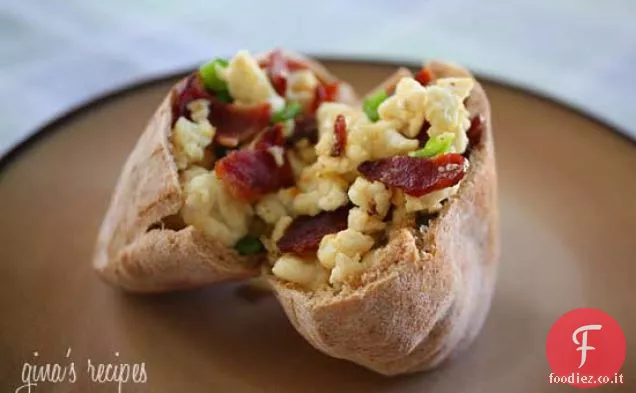 Panino con uova e bacon senza colpa