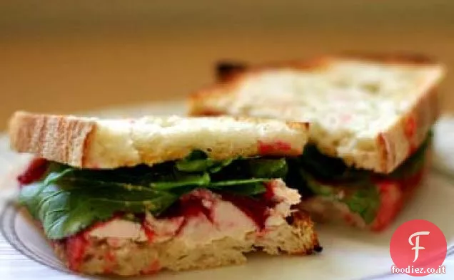 Tostato Tacchino Mirtillo Panino rucola