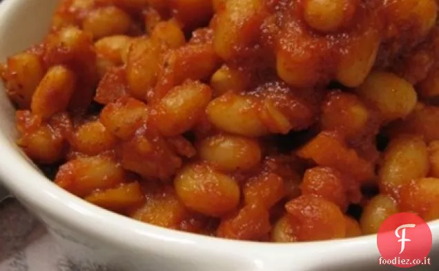 Pancetta Fagioli al forno