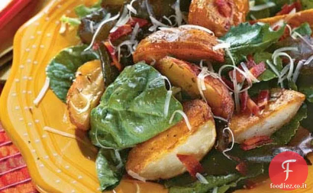 Insalata di patate e pancetta arrosto
