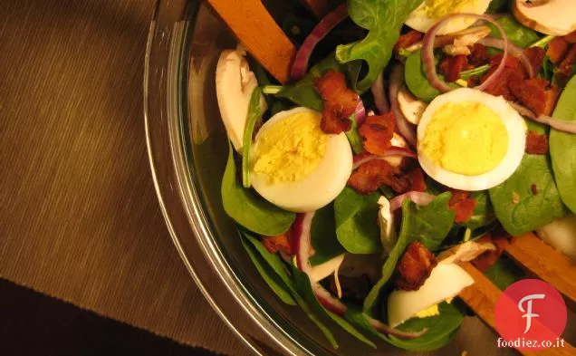 Insalata di spinaci pancetta