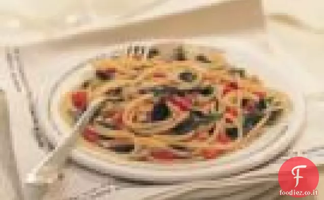 Spaghettini Con Pomodoro e Rucola