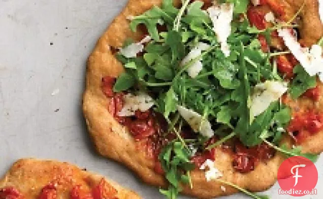 Pizza individuale con Rucola e Pomodori