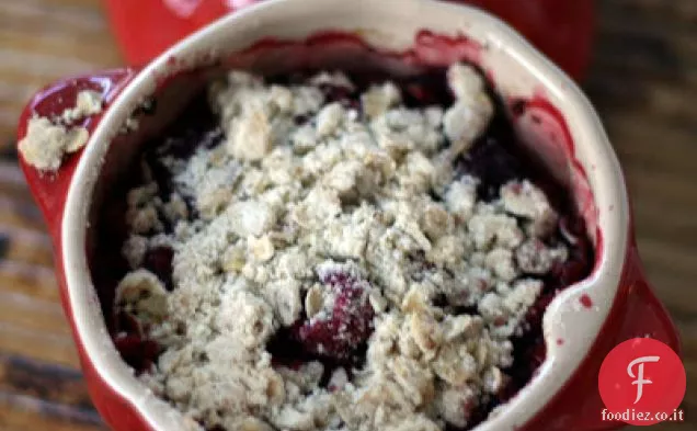 Crumble balsamico al lampone