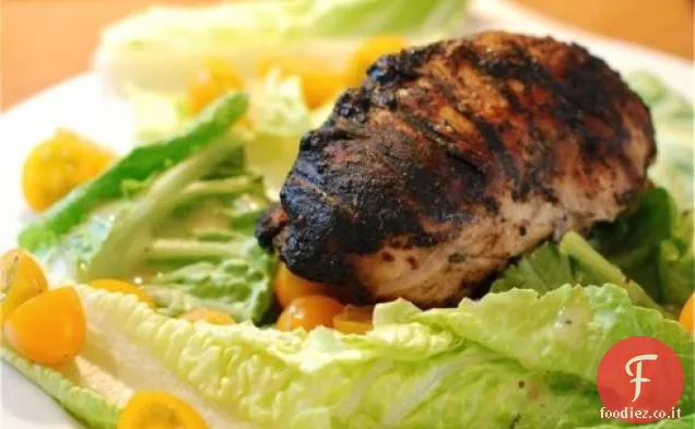 Lightened-up di pollo Caesar Platter