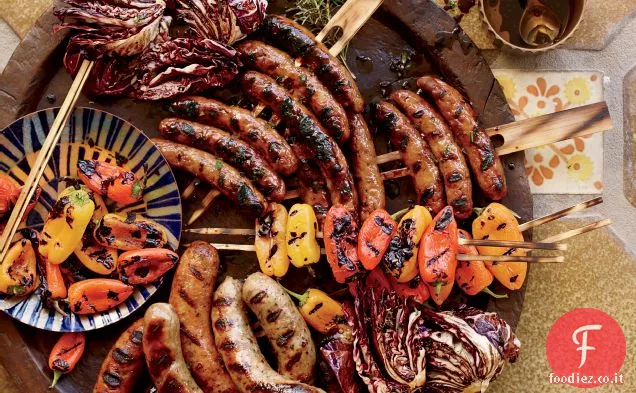 Salsiccia Grigliata Mista con Vinaigrette Balsamica