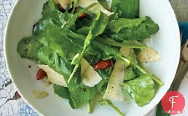 Insalata di rucola con Mandorle e Parmigiano