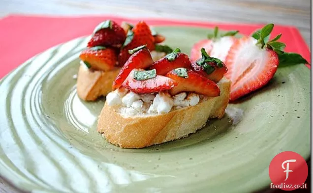 Bruschetta alla Fragola Balsamica