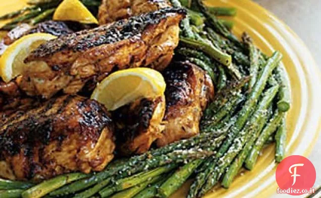 Pollo balsamico alla griglia