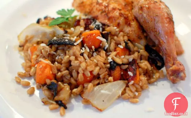 Farro con Verdure Arrosto e Aceto Balsamico