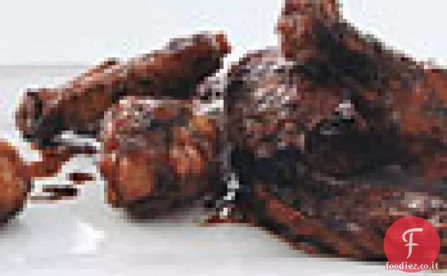 Ali di pollo glassate alla soia balsamica