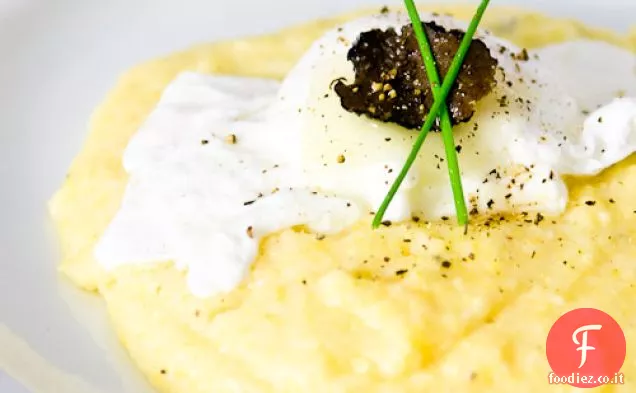 Grana di tartufo nero e formaggio