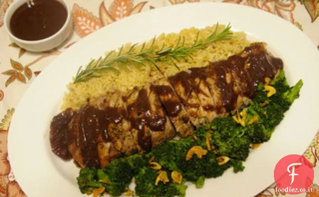 Filetto di maiale con salsa di frutti di bosco Balsamici