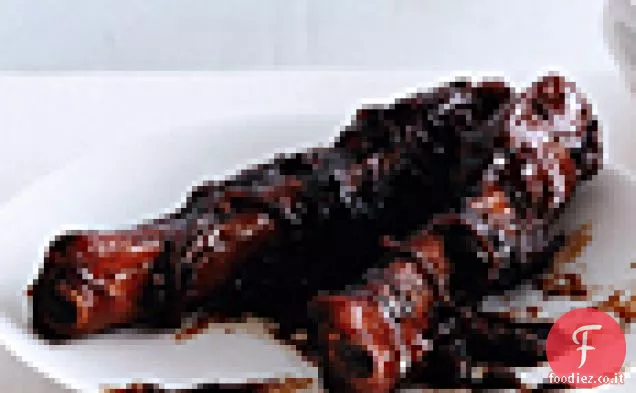 Costolette con salsa di aceto nero