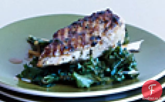 Pollo con erbe fresche e aceto di vino Sherry