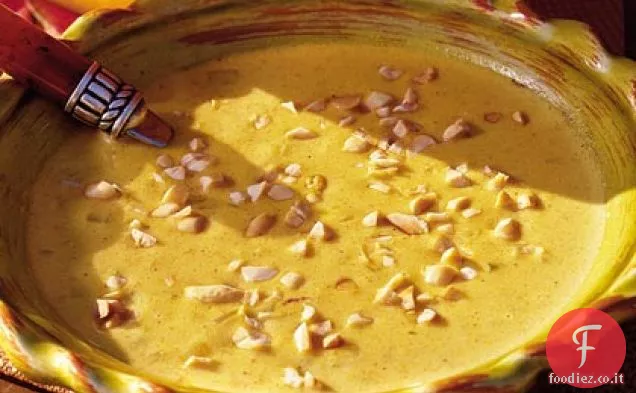 Crema di zuppa di arachidi al curry