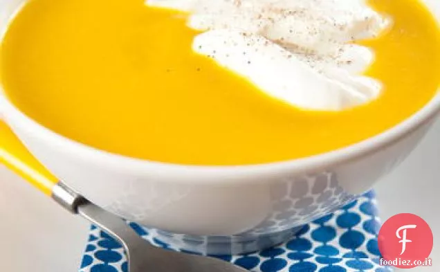 Crema arrosto di zuppa di zucca