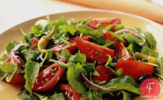 Insalata di rucola con pomodori