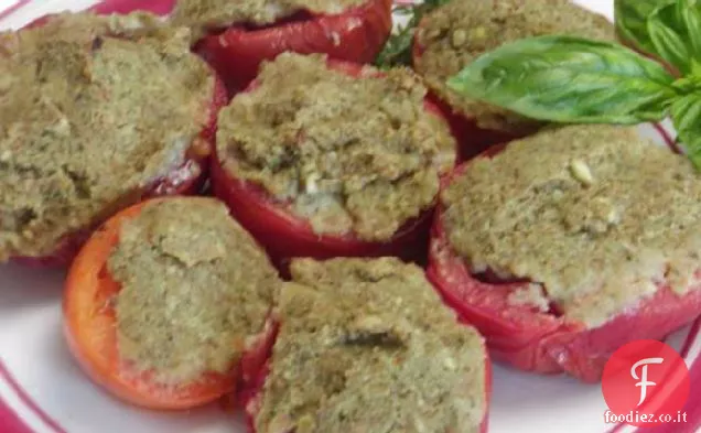 Pomodori erbacei al forno