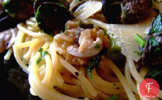 Escargots di Borgogna con spaghetti
