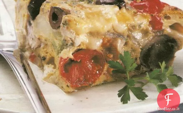 Tortino di cavolfiori e broccoli (frittata)
